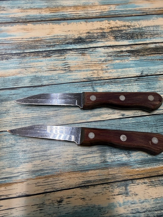 Tramontina Other - Tramontina Brazil Polywood Paring Steak Knives Lot of 2 High Carbon Stainless St